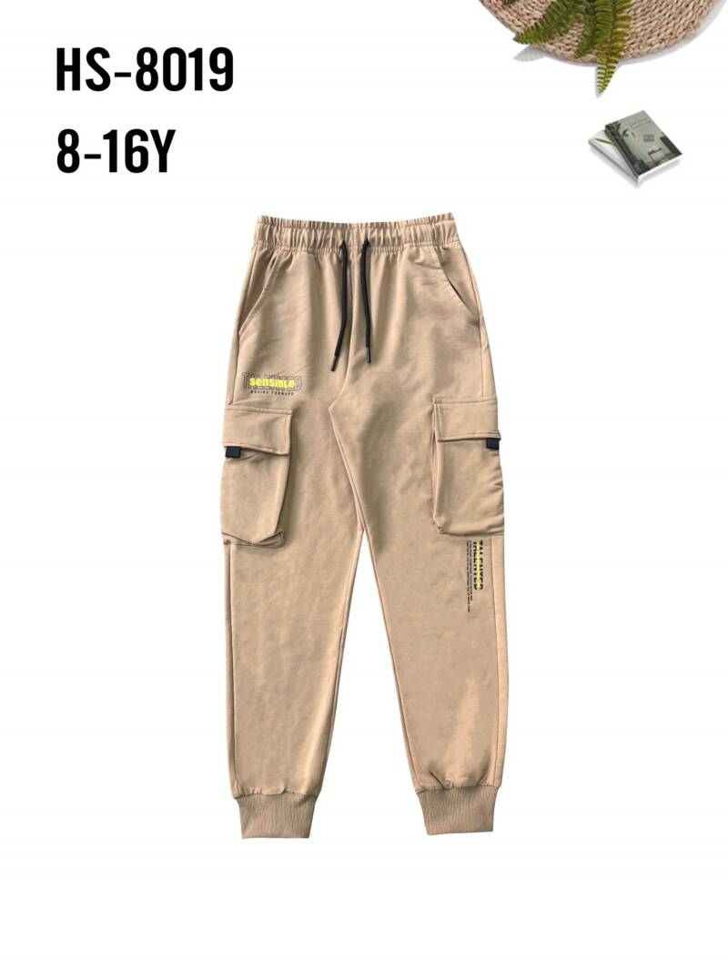 Spodnie dresowe chłopięce. Roz 8-16, 1 Kolor Paczka 5 szt.